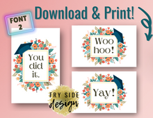 Load image into Gallery viewer, Congrats Grad (set of 3) | Printable Graduation Cards | Congrats Grad Card Printable | Printable Congratulations Graduation Card