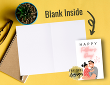 Load image into Gallery viewer, Happy Father's Day | Printable Father's Day Card | Happy Father's Day Card | Father's Day from Daughter