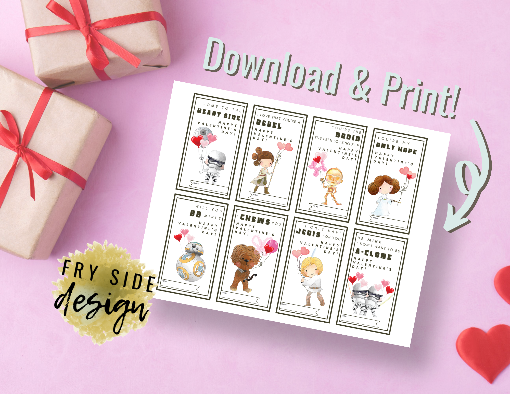 Printable Space Valentines | Printable Valentines | Printable Valentin