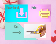 Load image into Gallery viewer, Printable Donut Valentines | Printable Valentines | Printable Valentine Cards | Valentine's Day