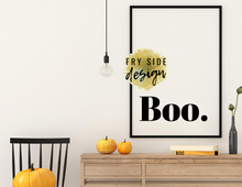 Load image into Gallery viewer, Boo | Printable Wall Decor | Printable Wall Art | DIY Wall Art