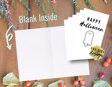 Load image into Gallery viewer, Happy Halloween - Set of 6 | Printable Halloween Cards | Happy Halloween Cards | Halloween Cards to Make | Downloadable Cards