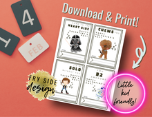 Load image into Gallery viewer, Printable Space Valentines | Printable Valentines | Printable Valentine Cards | Star | Wars