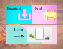 Load image into Gallery viewer, Boo | Printable Wall Decor | Printable Wall Art | DIY Wall Art