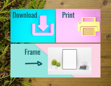 Load image into Gallery viewer, Reindeer Names | Printable Wall Decor | Printable Wall Art | DIY Wall Art