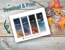 Load image into Gallery viewer, October Bookmarks | Printable Bookmark