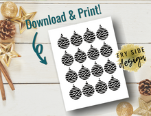 Load image into Gallery viewer, All the Ornaments | Printable Wall Decor | Printable Wall Art | DIY Wall Art