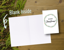 Load image into Gallery viewer, Merry Christmas | Christmas Card | Printable Holiday Card | Printable Christmas Card