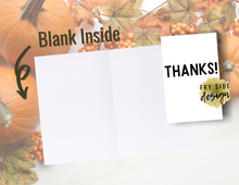 Load image into Gallery viewer, Thanks | Printable Thank You Card | Thank You Cards For Business | Thank You Notes | Downloadable File