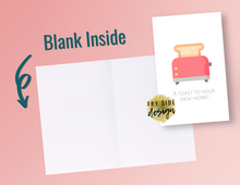 Load image into Gallery viewer, A Toast to Your New Home | Printable Housewarming Card | Cards For A New Home | New Home Congratulations Card