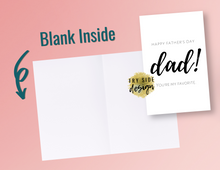 Load image into Gallery viewer, Happy Father's Day Dad | Printable Father's Day Card | Happy Father's Day Card