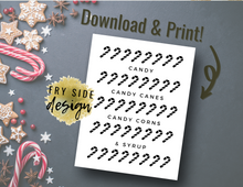 Load image into Gallery viewer, Candy Canes | Printable Wall Decor | Printable Wall Art | DIY Wall Art | Elf Movie