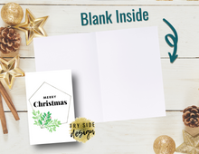 Load image into Gallery viewer, Merry Christmas | Christmas Card | Printable Holiday Card | Printable Christmas Card