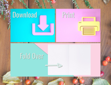 Load image into Gallery viewer, Happy Halloween - Set of 6 | Printable Halloween Cards | Happy Halloween Cards | Halloween Cards to Make | Downloadable Cards