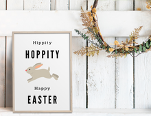 Load image into Gallery viewer, Hippity Hoppity Happy Easter (portrait)