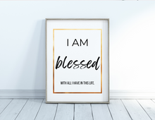 Load image into Gallery viewer, I am... Affirmations (set of 6) | Printable Wall Decor | Printable Wall Art | Office Wall Decor
