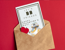 Load image into Gallery viewer, Printable Space Valentines | Printable Valentines | Printable Valentine Cards | Star | Wars