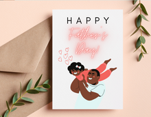 Load image into Gallery viewer, Happy Father's Day | Printable Father's Day Card | Happy Father's Day Card | Father's Day from Daughter