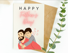 Load image into Gallery viewer, Happy Father's Day | Printable Father's Day Card | Happy Father's Day Card | Father's Day from Son