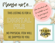 Load image into Gallery viewer, Let It Snow | Printable Wall Decor | Printable Wall Art | DIY Wall Art