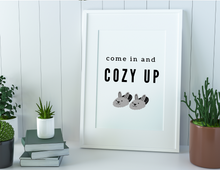 Load image into Gallery viewer, Come In and Cozy Up | Printable Wall Decor | Printable Wall Art | DIY Wall Art