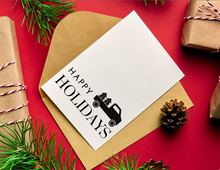 Load image into Gallery viewer, Happy Holidays - Pickup Truck | Holiday Card | Printable Holiday Card | Printable Christmas Card