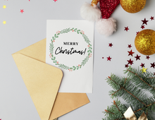 Load image into Gallery viewer, Merry Christmas | Christmas Card | Printable Holiday Card | Printable Christmas Card