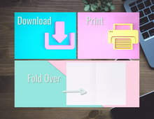 Load image into Gallery viewer, Happy Father's Day | Printable Father's Day Card | Happy Father's Day Card | Father's Day from Son