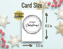 Load image into Gallery viewer, Merry Christmas | Christmas Card | Printable Holiday Card | Printable Christmas Card