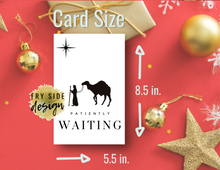 Load image into Gallery viewer, Patiently Waiting | Christmas Card | Printable Holiday Card | Printable Christmas Card