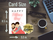 Load image into Gallery viewer, Happy Father's Day | Printable Father's Day Card | Happy Father's Day Card | Father's Day from Son