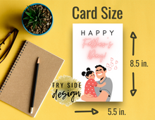 Load image into Gallery viewer, Happy Father's Day | Printable Father's Day Card | Happy Father's Day Card | Father's Day from Daughter
