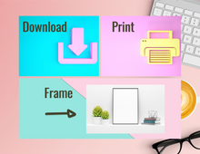 Load image into Gallery viewer, I am... Affirmations (set of 6) | Printable Wall Decor | Printable Wall Art | Office Wall Decor