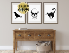 Load image into Gallery viewer, October Silhouettes (Set of 3) | Printable Wall Decor | Printable Wall Art | DIY Wall Art