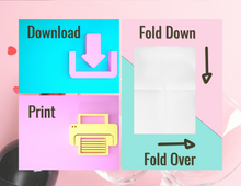 Load image into Gallery viewer, Conversation Hearts - Set of 8 | Printable Valentines | Printable Valentine Cards | Valentine's Day