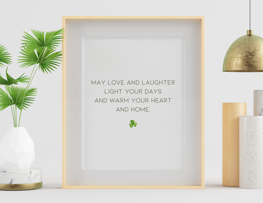 Irish Blessings | St Patrick's Day Printables | St Patrick's Day Decor Printable | St Patrick's Day Printable Decorations