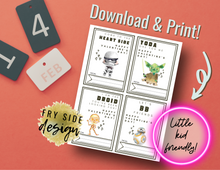 Load image into Gallery viewer, Printable Space Valentines | Printable Valentines | Printable Valentine Cards | Star | Wars
