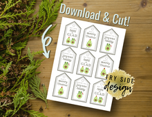 Load image into Gallery viewer, Printable Holiday Gift Tags | Holiday Avocado Gift Tags | Christmas Gift Tags | Tags for Gifts
