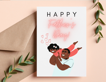 Load image into Gallery viewer, Happy Father&#39;s Day | Printable Father&#39;s Day Card | Happy Father&#39;s Day Card | Father&#39;s Day from Daughter
