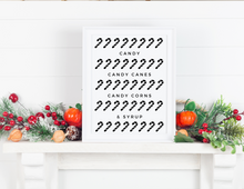 Load image into Gallery viewer, Candy Canes | Printable Wall Decor | Printable Wall Art | DIY Wall Art | Elf Movie
