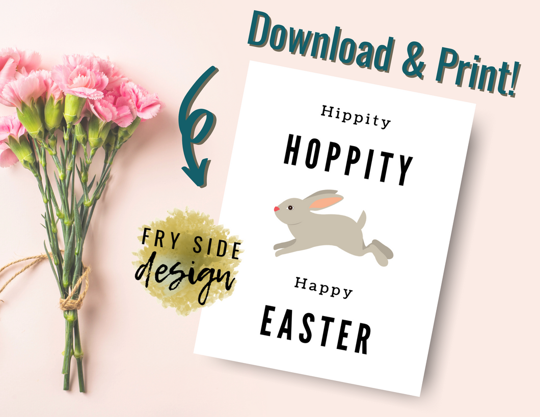 Hippity Hoppity Happy Easter (portrait)