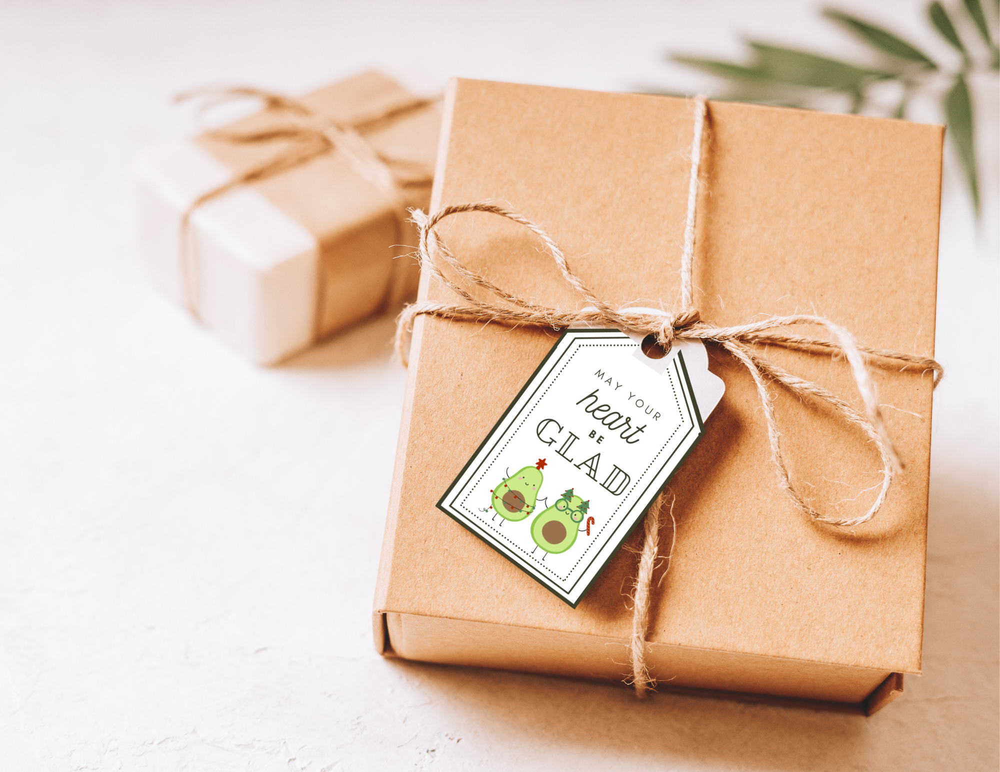 Printable Holiday Gift Tags  Holiday Avocado Gift Tags