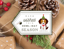 Load image into Gallery viewer, Printable Holiday Gift Tags | Christmas Puppy Gift Tags | Christmas Gift Tags | Tags for Gifts
