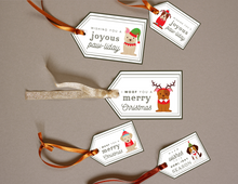 Load image into Gallery viewer, Printable Holiday Gift Tags | Christmas Puppy Gift Tags | Christmas Gift Tags | Tags for Gifts
