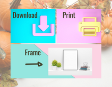 Load image into Gallery viewer, Boo | Printable Wall Decor | Printable Wall Art | DIY Wall Art
