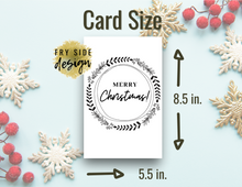Load image into Gallery viewer, Merry Christmas | Christmas Card | Printable Holiday Card | Printable Christmas Card
